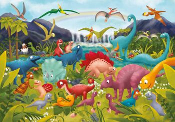 Puzzle géant 48 pièces - Dinosaures 4