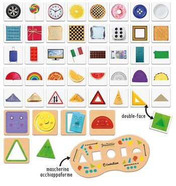 Jeux Montessori - Attrape-formes Montessori 2