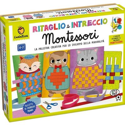Giochi Montessori - Ritaglio E Intreccio - Solo In Italiano