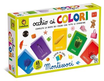 Les cartes Montessori - Attention à la couleur - Uniquement en italien 1