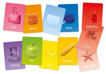 Les cartes Montessori - Attention à la couleur - Uniquement en italien 2