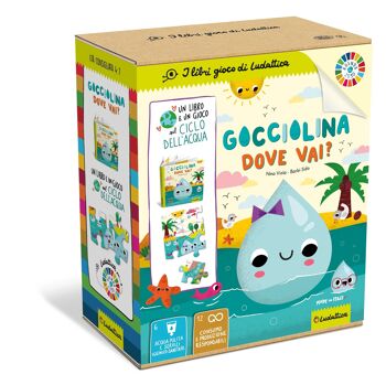 Livre-jeu en italien - Gocciolina Où vas-tu ? - Agenda 2030 1