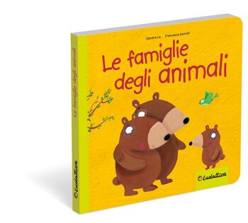 Livre de jeux en italien - Familles d'animaux 2
