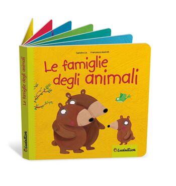 Livre de jeux en italien - Familles d'animaux 3