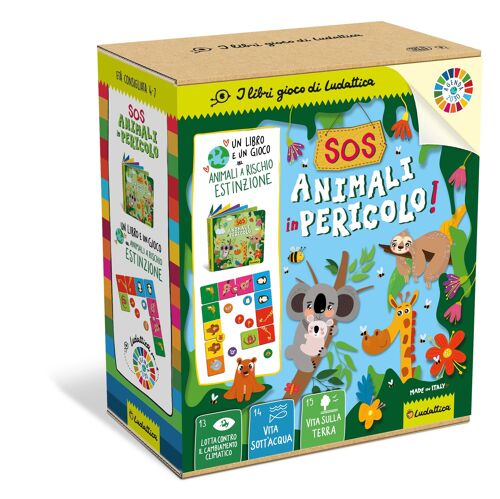 Libro Gioco In Italiano - Sos Animali In Pericolo! - Agenda