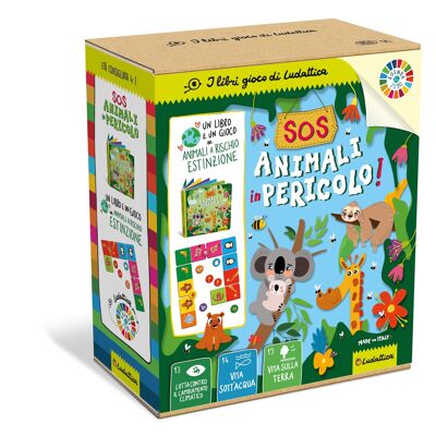 Libro Gioco In Italiano - Sos Animali In Pericolo! - Agenda