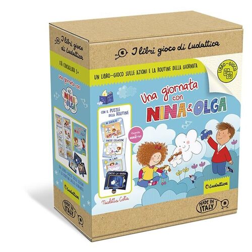 Libro Gioco In Italiano - Un Giornata Con Nina & Olga