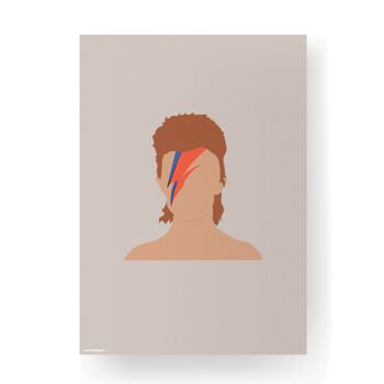 Davie Bowie 2 - 30 x 40cm