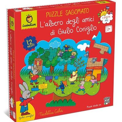 Puzzle Sagomato - L'Albero Degli Amici Di Giulio Coniglio