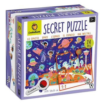 Puzzle secret, 24 pièces, L'Espace 1