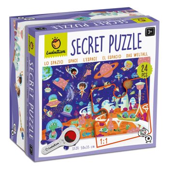 Puzzle secret, 24 pièces, L'Espace 3