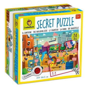Puzzle secret 24 pièces - Le chantier 1