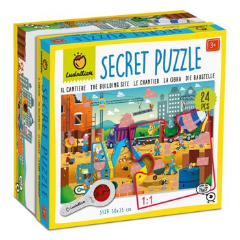 Puzzle secret 24 pièces - Le chantier 4