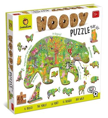 Puzzle Woody 48 pièces - Forêt 1