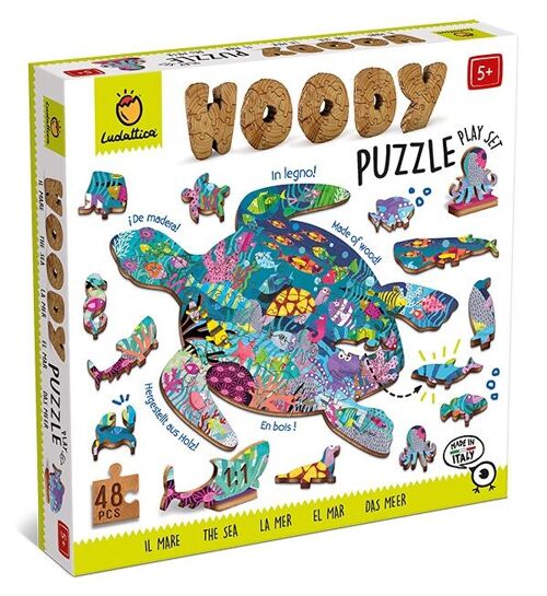 Woody Puzzle 48 pezzi - Oceano