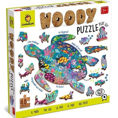 Woody Puzzle 48 pezzi - Oceano