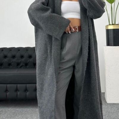 Cardigan loose ANTHRACITE - DO