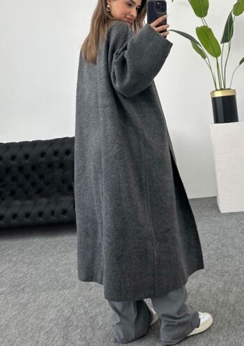 Cardigan loose ANTHRACITE - DO 4