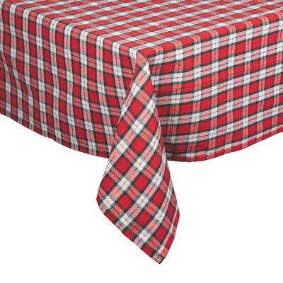 Christmas tablecloth 140x300cm, 12/14 places, Tartan