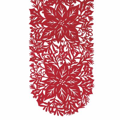 Weihnachtsläufer 30x114 cm aus Polyester, Weihnachten