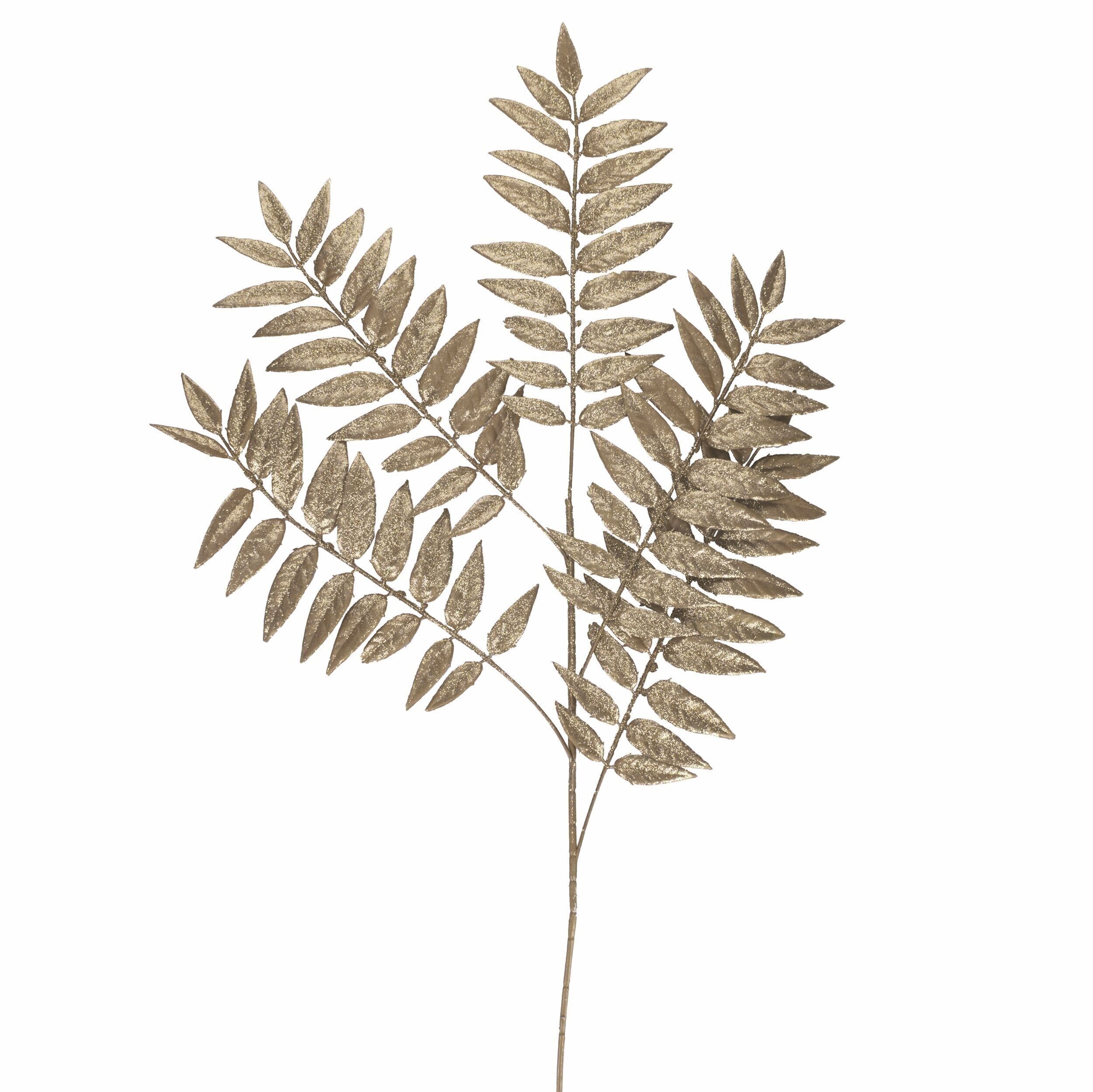 PVC-Weihnachtszweig h. 100 cm, Champagner, Nordic