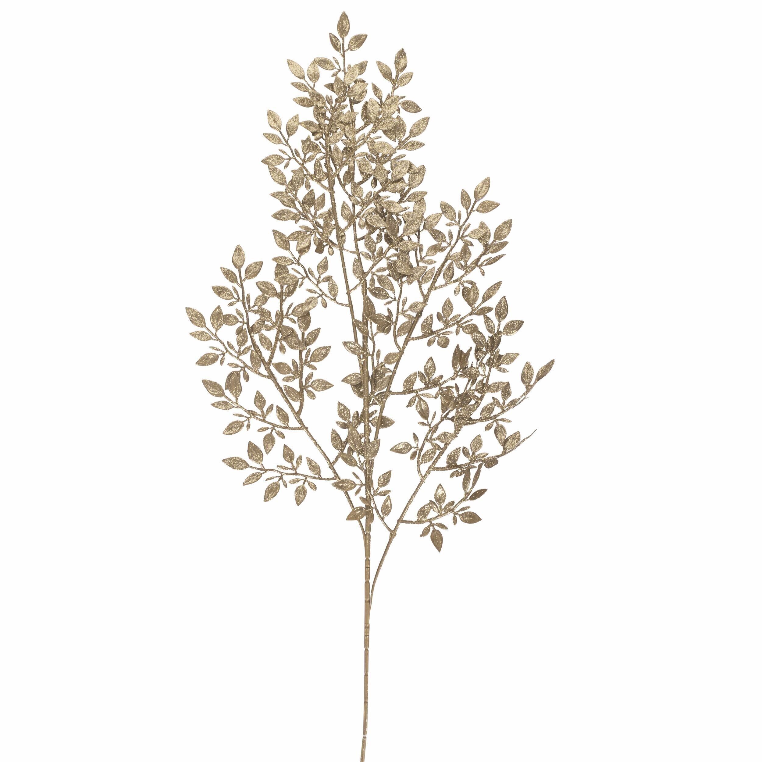 PVC-Weihnachtszweig h. 98 cm, Champagner, Nordic