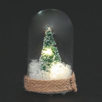 Sapin de Noël 7 cm, fibre de verre naturelle, Noël 3