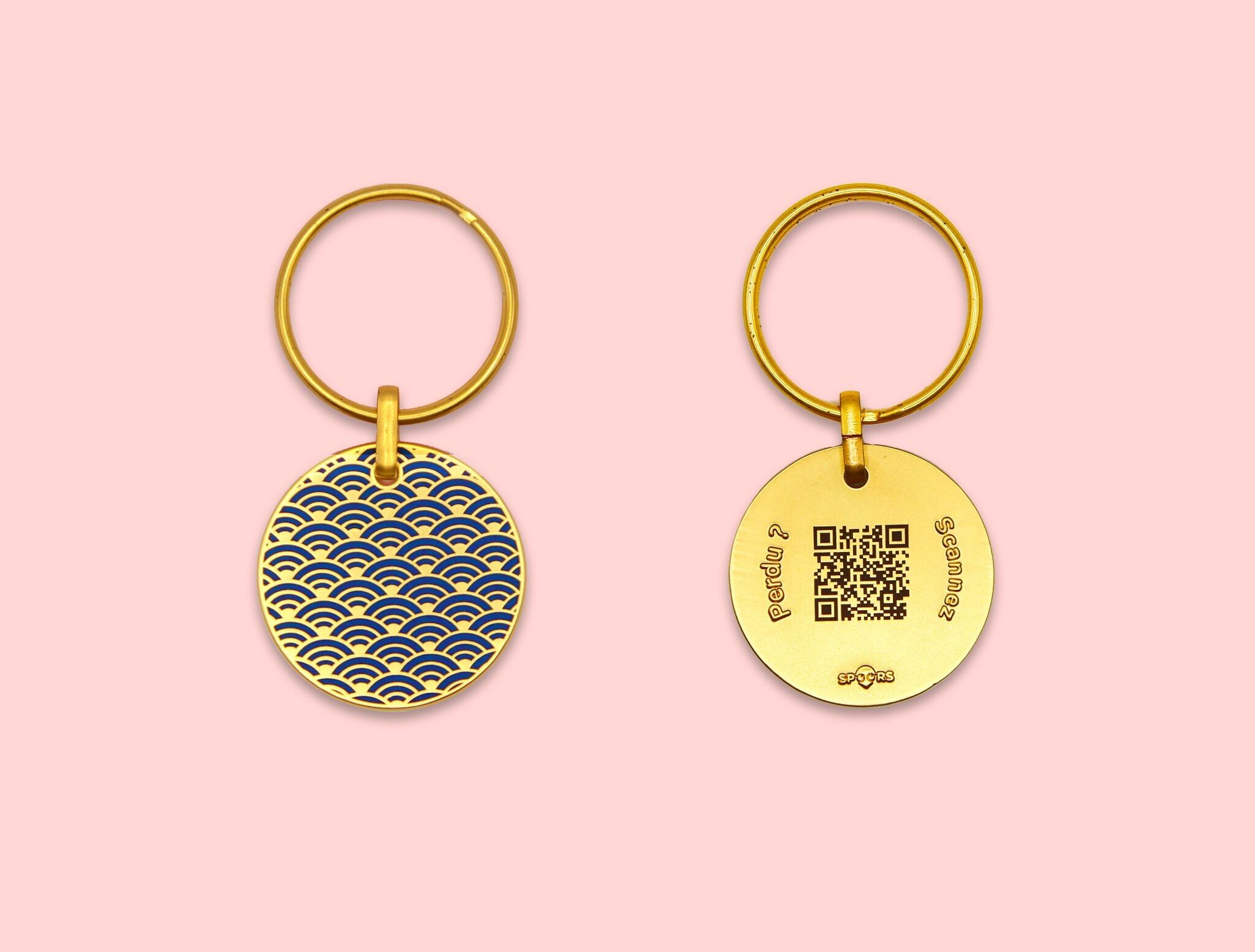 Dog tag/Connected key ring, Japan model