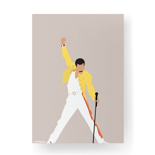 Freddie Mercury 2 - 21 x 29,7cm