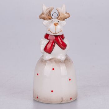 Cintre de Noël en céramique h. 9,8 cm, Noël traditionnel 2
