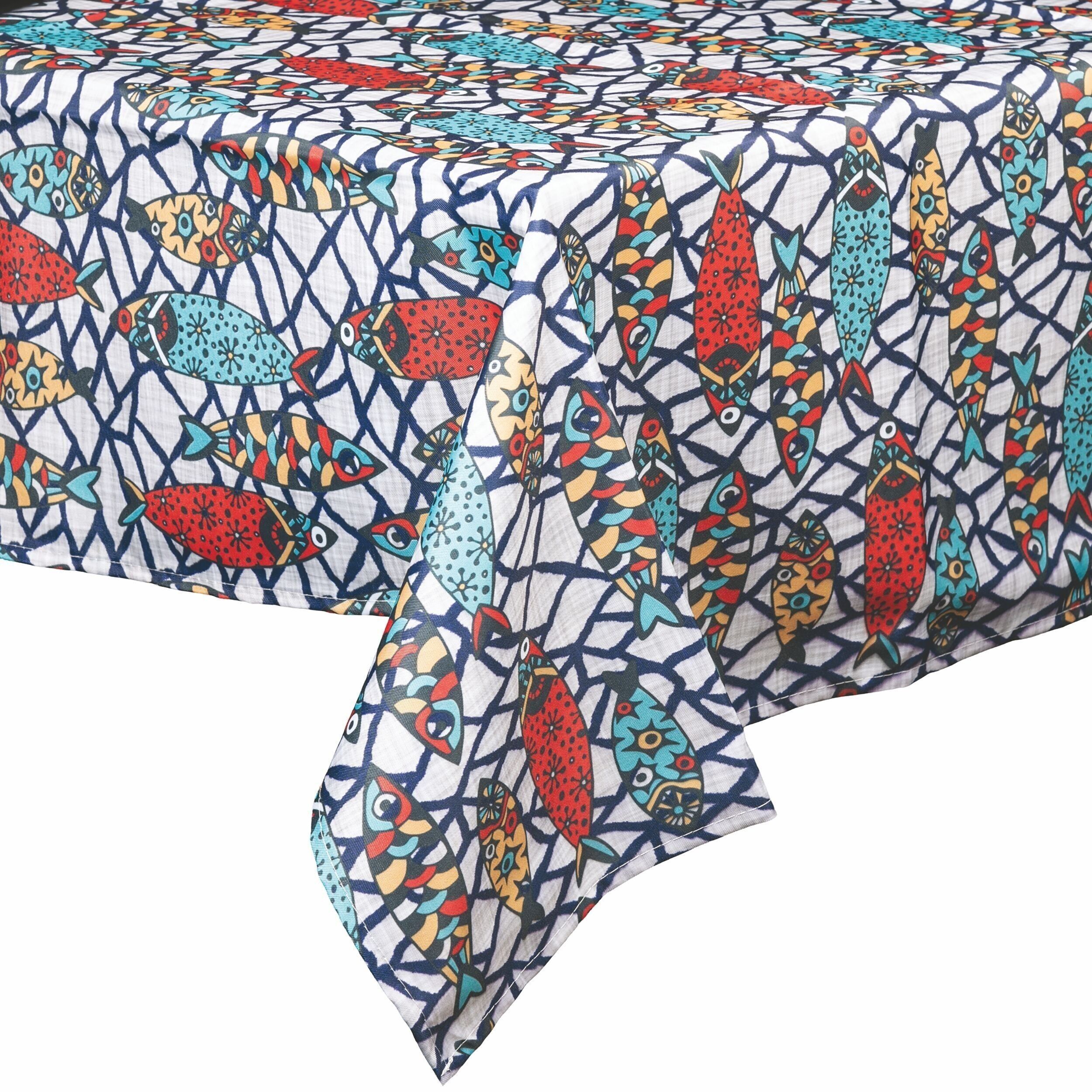 Tovaglia 140x180 cm antimacchia, 10 posti tavola, Los Cabos