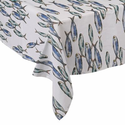 Tablecloth 140x180 cm, in 100% cotton, 8 places, Paranza