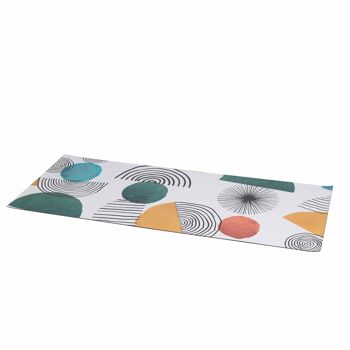 Tapis de cuisine en vinyle 60x150 cm, antidérapant, Venise Lido 3