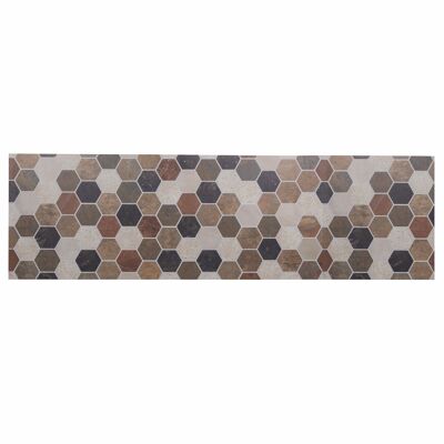 Tapis de cuisine en vinyle nid d'abeille 60x200 cm, Palladium