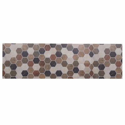 Honeycomb vinyl kitchen carpet 60x200 cm, Palladium