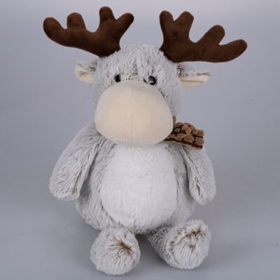 Gray reindeer doorstop 1 kg, Chalet