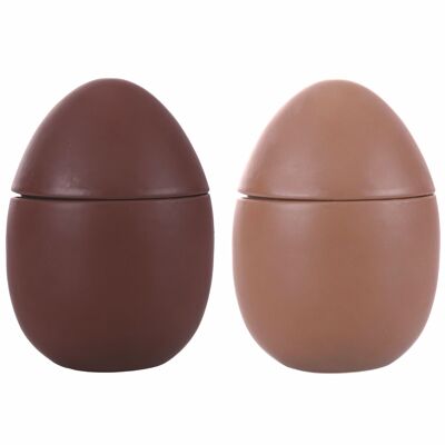 Contenitore uovo grande in ceramica, Dolce Pasqua