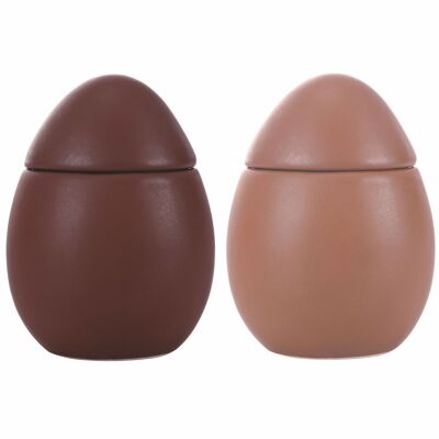 Pequeño recipiente para huevos de cerámica, Dulce Pascua