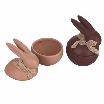 Petit récipient lapin en céramique, Douces Pâques 5