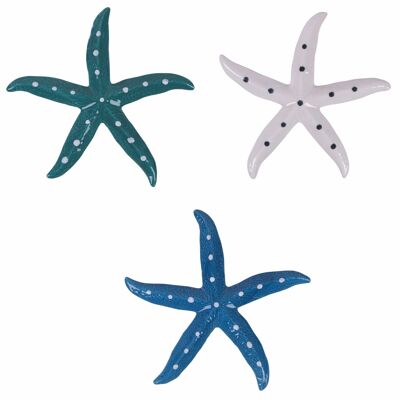 Estrella de mar decorativa de cerámica, Peces