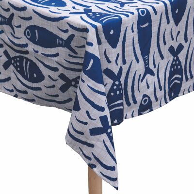 Stain-resistant tablecloth 140x240 cm, 12 place settings, Tulum