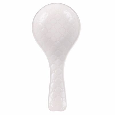 White ceramic spoon rest, Shapes