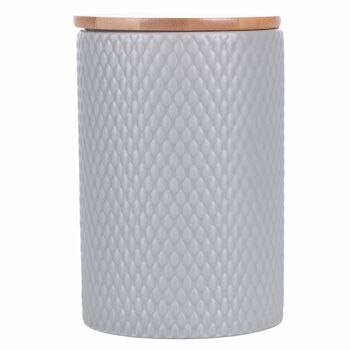 Pot en céramique 850 ml, gris clair, Formes Pierres Claires 2