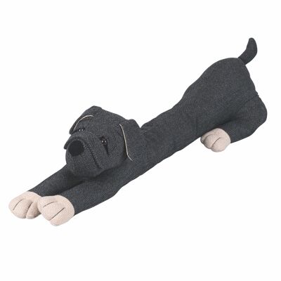 Doorstop dog 1 kg in polyester and sand, Chalet