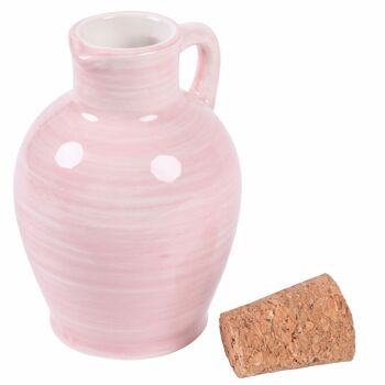 Mini burette Amphora 95 ml céramique rose, Masseria 5