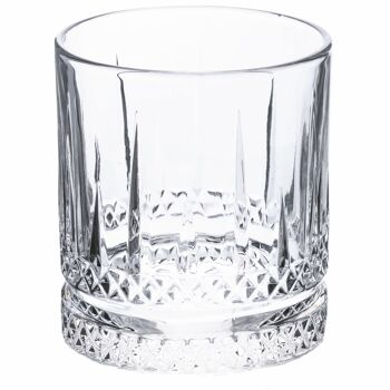 Lot de 6 verres à eau 400 ml en verre, Classic Vertical 2
