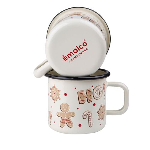 13.2 oz The Gingerbread Enamel Coffee Mug | CHRISTMAS