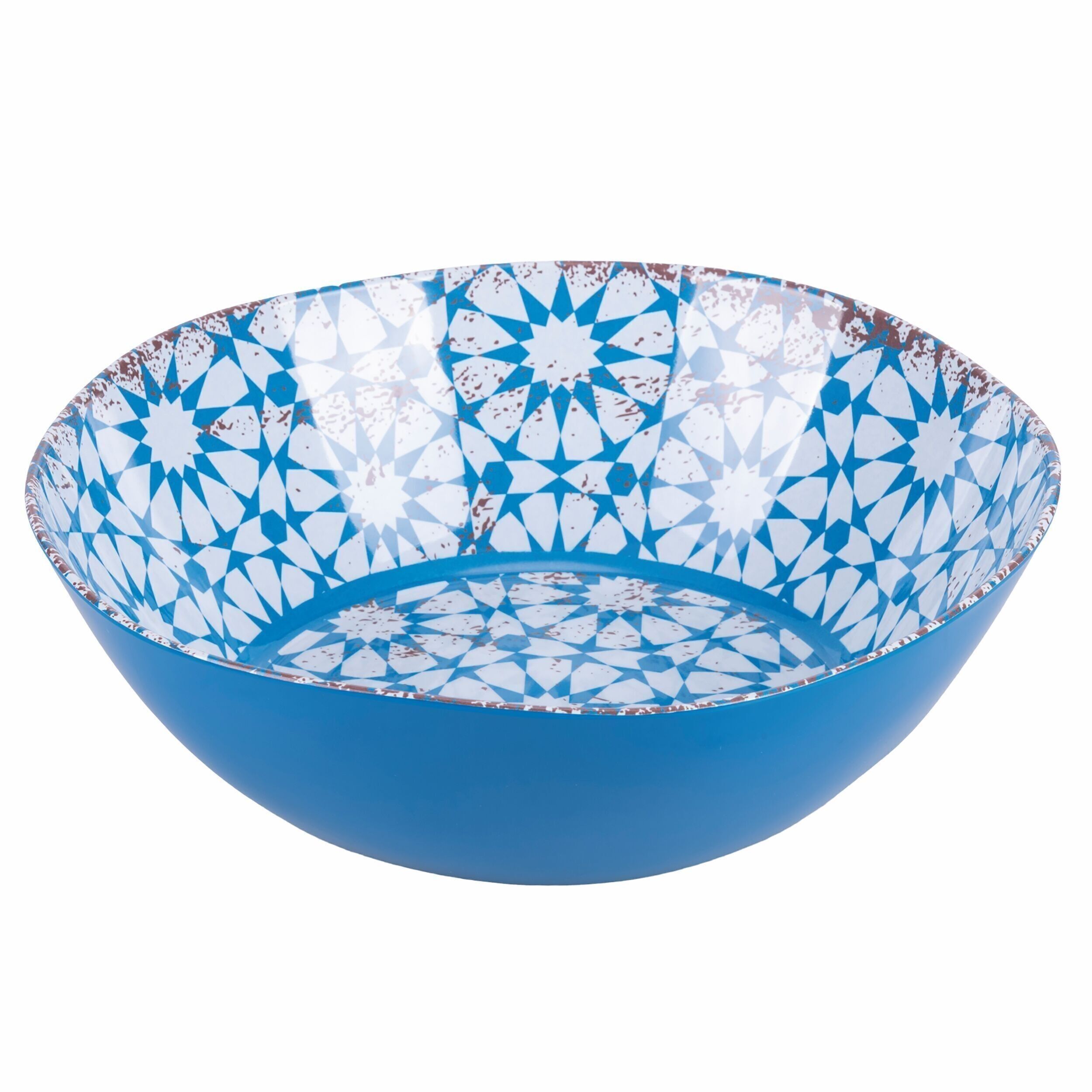Melamin-Salatschüssel Ø 30 cm Rosteffekt, Kasbah