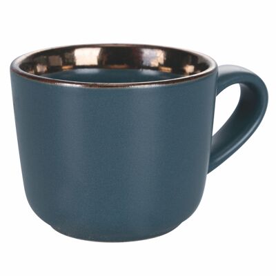 Stoneware coffee cup 100 ml, dark grey, Bilbao