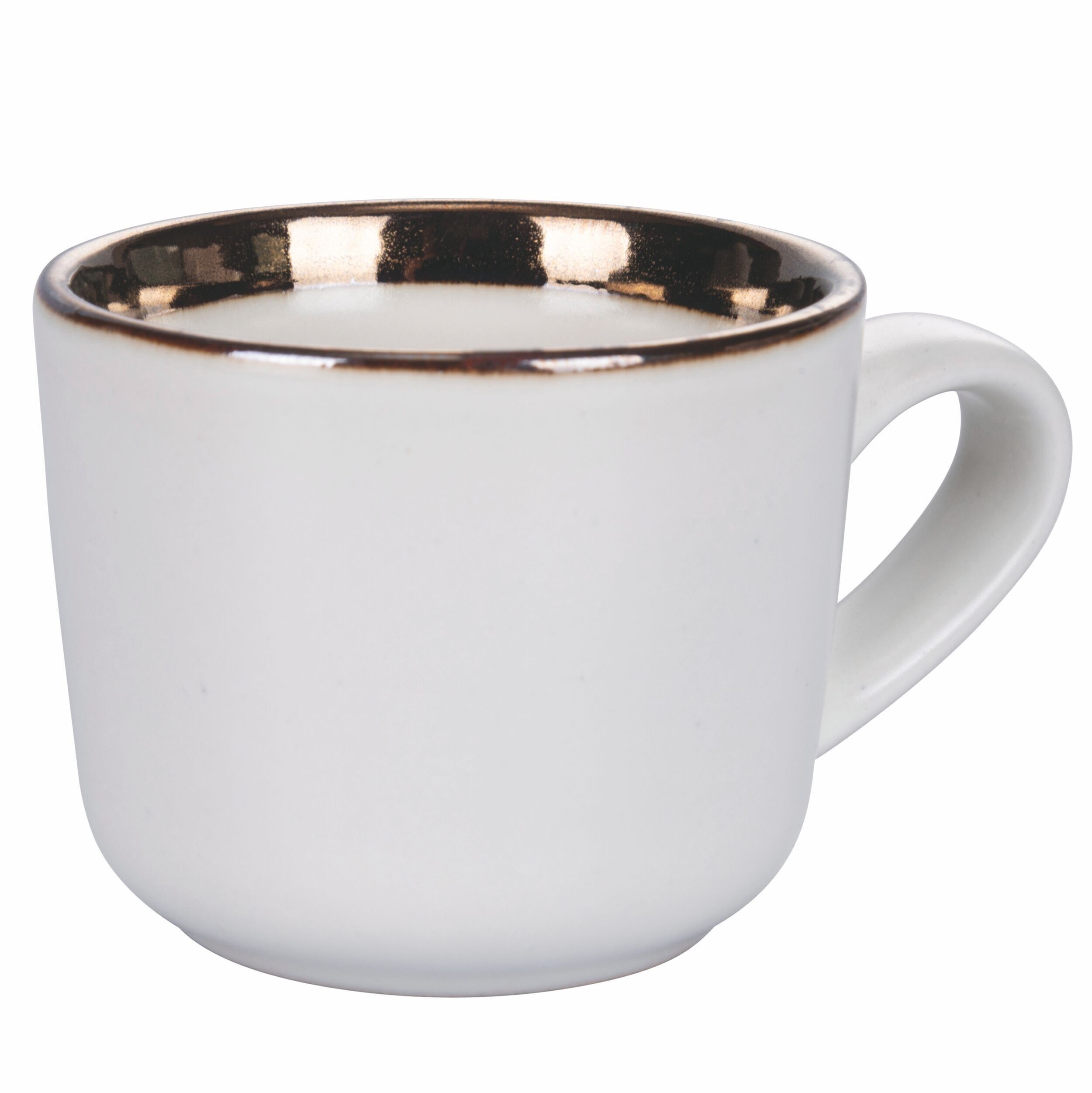 Kaffeetasse aus Steinzeug, 100 ml, Elfenbein, Bilbao